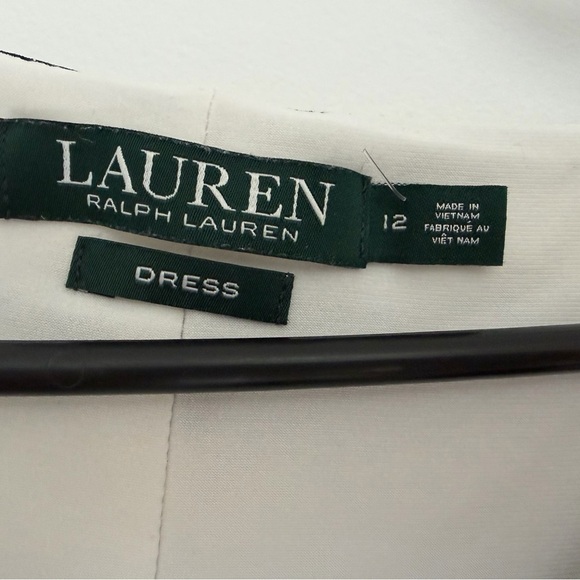 Lauren Ralph Lauren Navy and White Striped Dress Size 12 - Picture 3 of 3